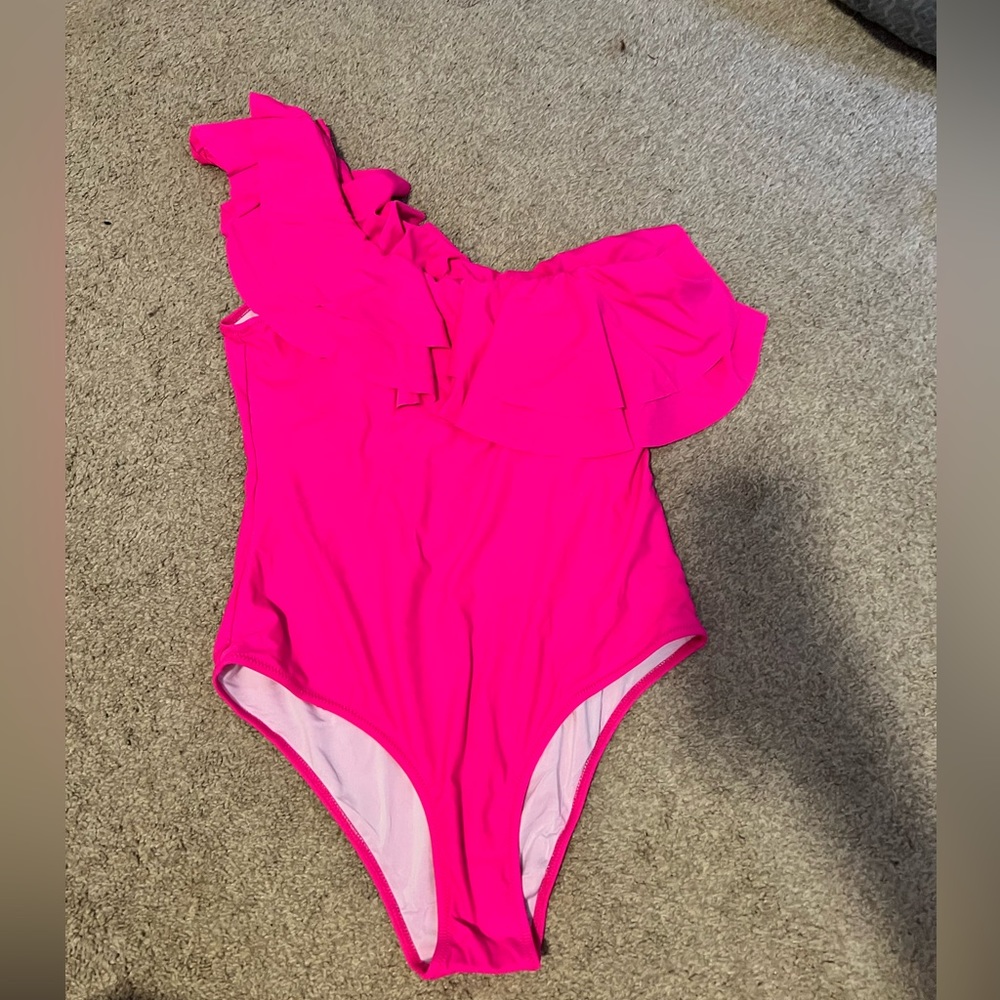 NWT, Popvil One Shoulder Swim Suit